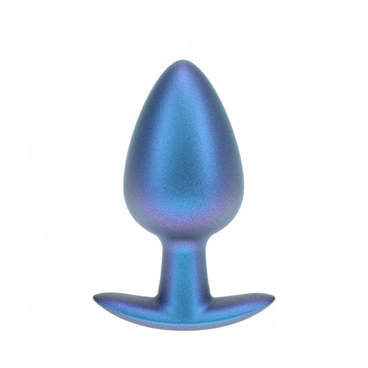 Ouch! Anal Plug Large Silicone Metallic Blue | 8714273056900 | Available at EroticWarehouse.com