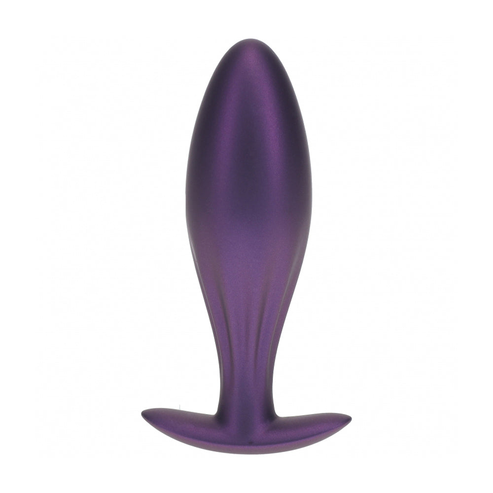 Ouch! Oval Anal Plug Silicone Metallic Purple | 8714273056993 | Available at EroticWarehouse.com