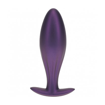 Ouch! Oval Anal Plug Silicone Metallic Purple | 8714273056993 | Available at EroticWarehouse.com