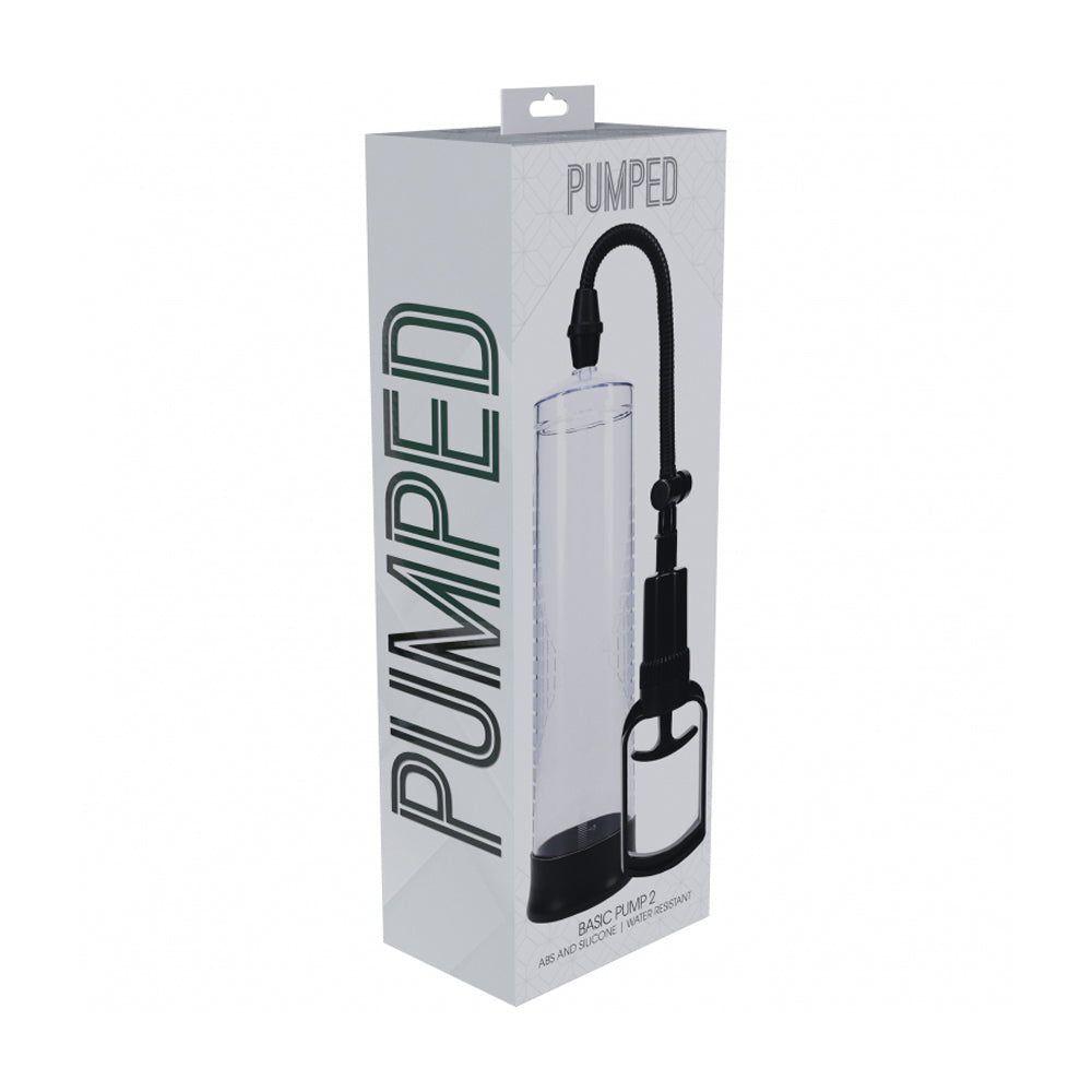 Pumped Basic Pump 2 Water Resistant Transparent | 8714273057952 | Available at EroticWarehouse.com