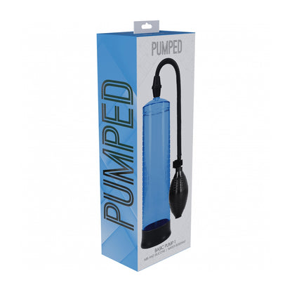 Pumped Basic Pump 1 Water Resistant Blue | 8714273058065 | Available at EroticWarehouse.com