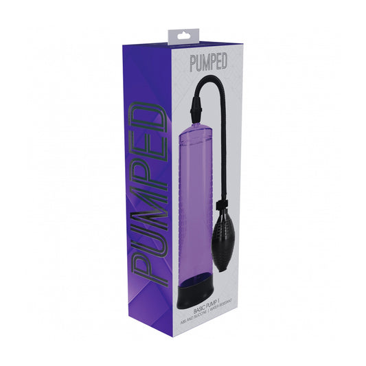 Pumped Basic Pump 1 Water Resistant Purple | 8714273058096 | Available at EroticWarehouse.com