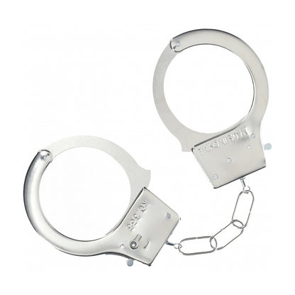 Ouch! Classic Metal Handcuffs Silver | 8714273058300 | Available at EroticWarehouse.com