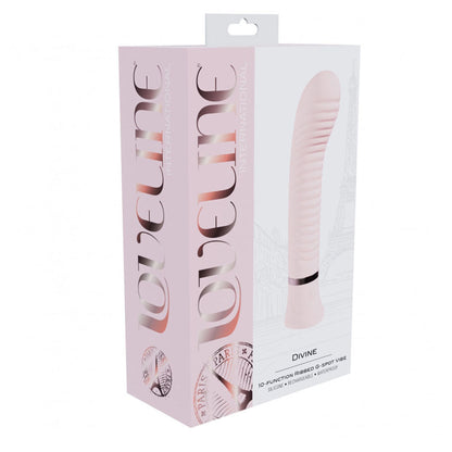 Loveline Divine Ribbed G-Spot Vibe Pink | 8714273058461 | Available at EroticWarehouse.com