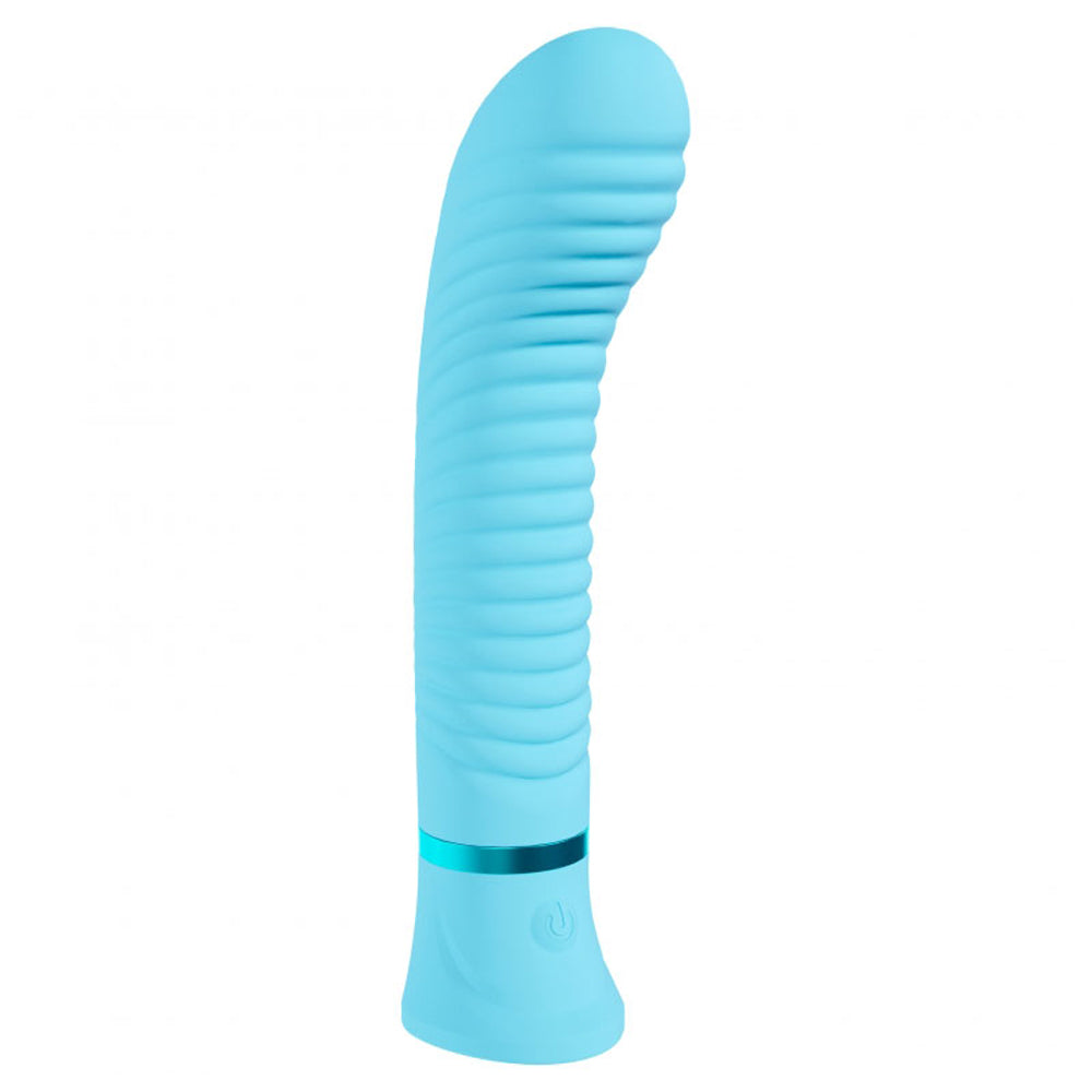 Loveline Divine Ribbed G-Spot Vibe Blue | 8714273058478 | Available at EroticWarehouse.com
