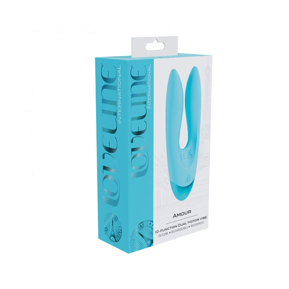 Loveline Amour Dual Motor Vibe Blue | 8714273058539 | Available at EroticWarehouse.com
