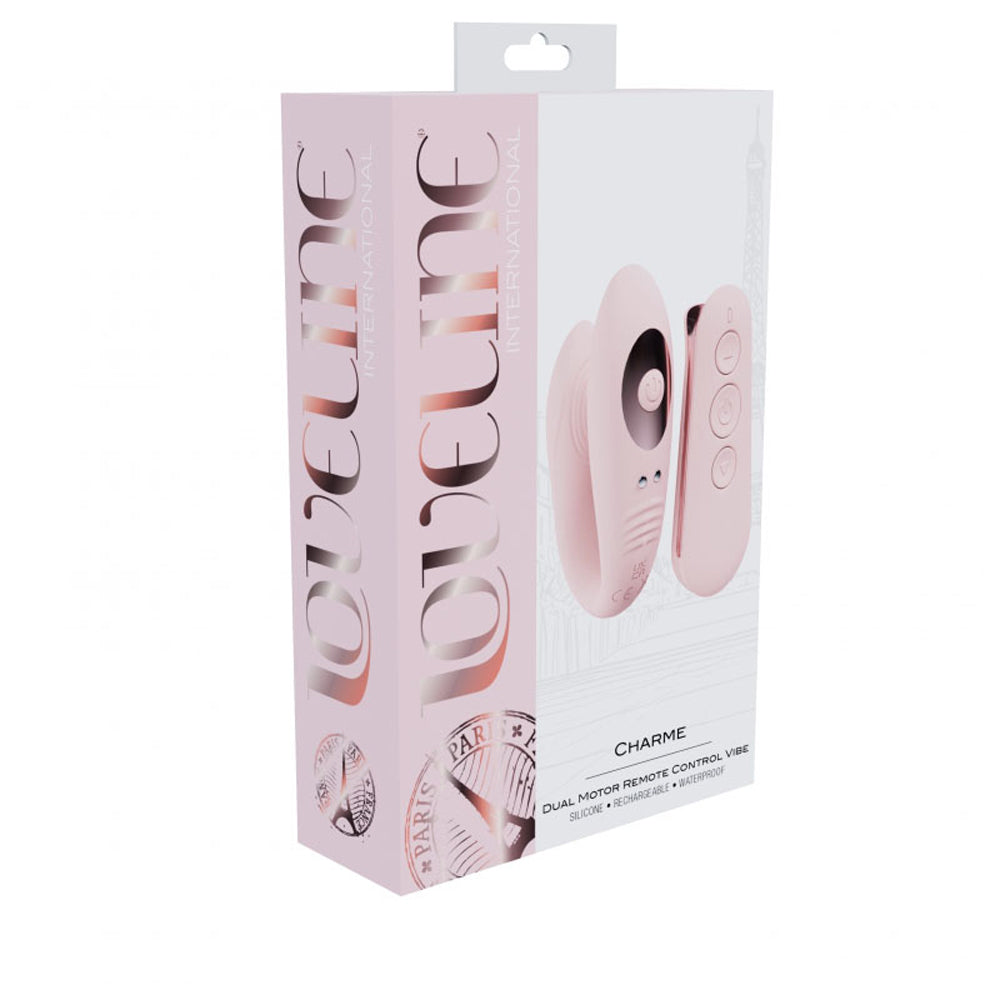 Loveline Charme Dual Motor Vibe Pink | 8714273058546 | Available at EroticWarehouse.com
