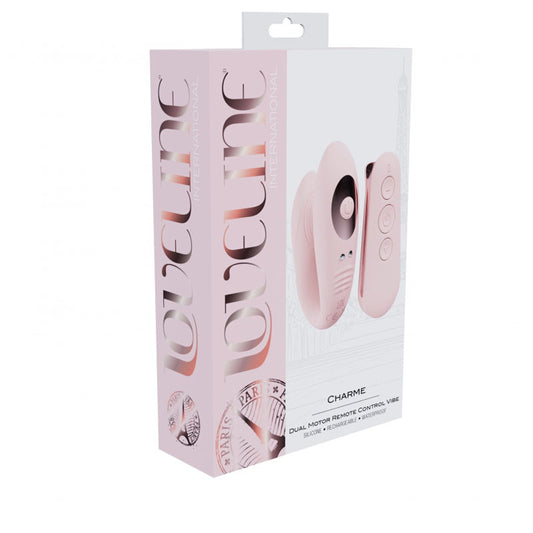 Loveline Charme Dual Motor Vibe Pink | 8714273058546 | Available at EroticWarehouse.com
