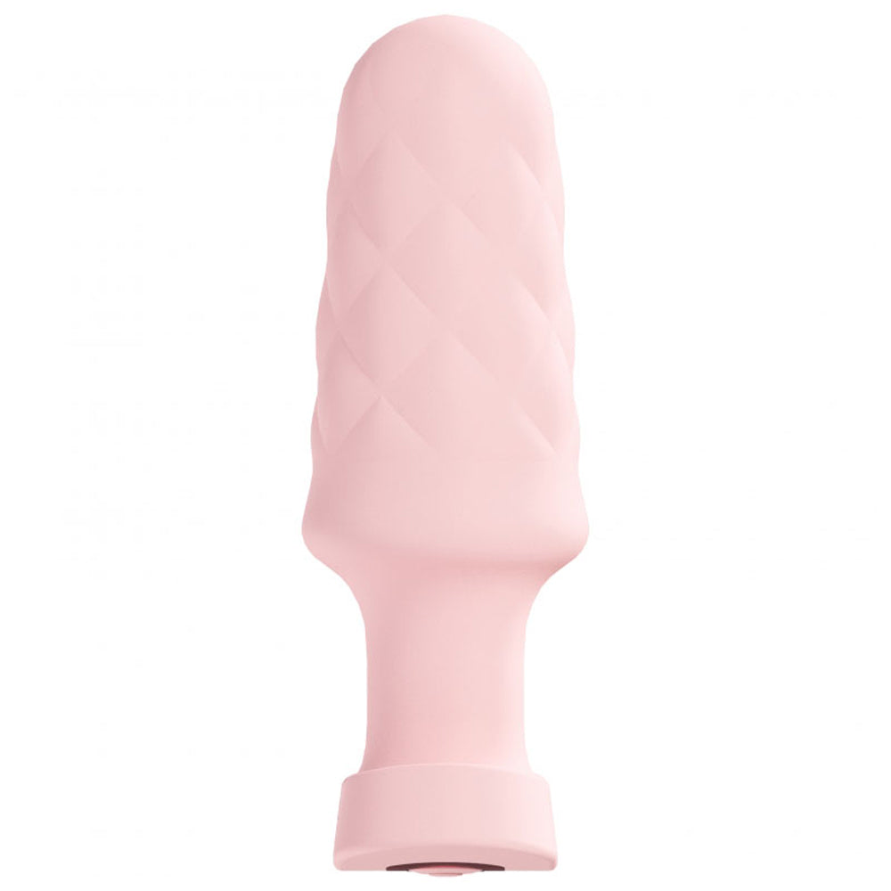 Loveline Velvet Remote Vibrating Plug Pink | 8714273058607 | Available at EroticWarehouse.com