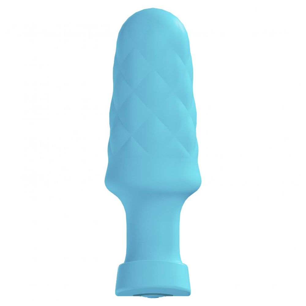 Loveline Velvet Remote Vibrating Plug Blue | 8714273058614 | Available at EroticWarehouse.com