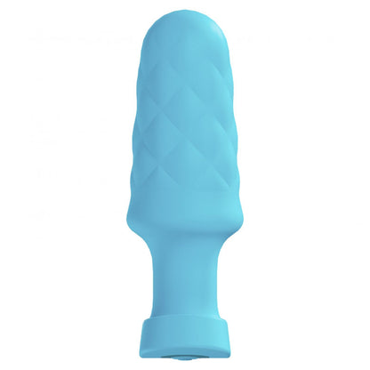 Loveline Velvet Remote Vibrating Plug Blue | 8714273058614 | Available at EroticWarehouse.com