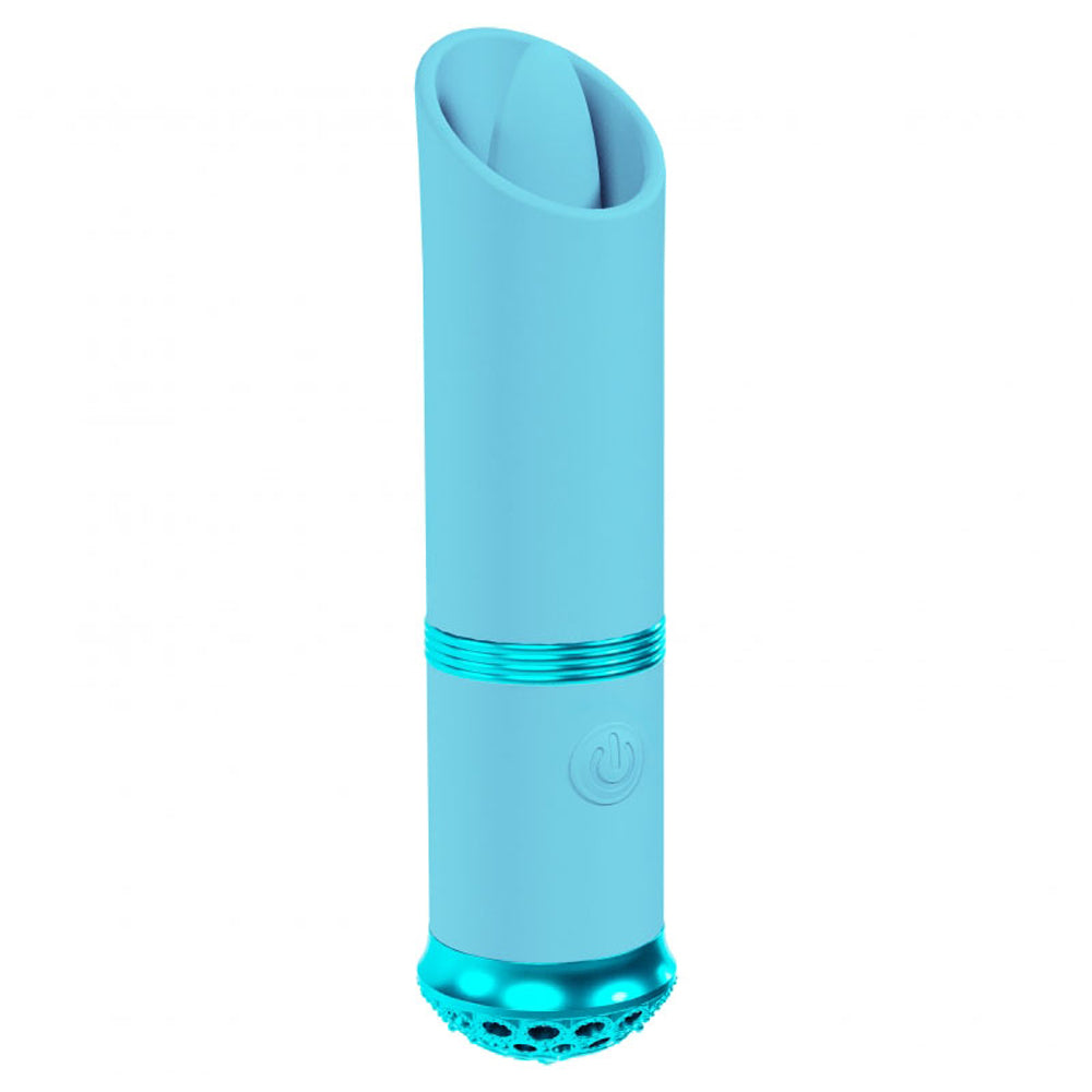 Loveline Luxe Mini Lipstick Vibe Blue | 8714273058638 | Available at EroticWarehouse.com