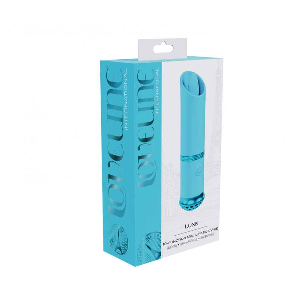 Loveline Luxe Mini Lipstick Vibe Blue | 8714273058638 | Available at EroticWarehouse.com