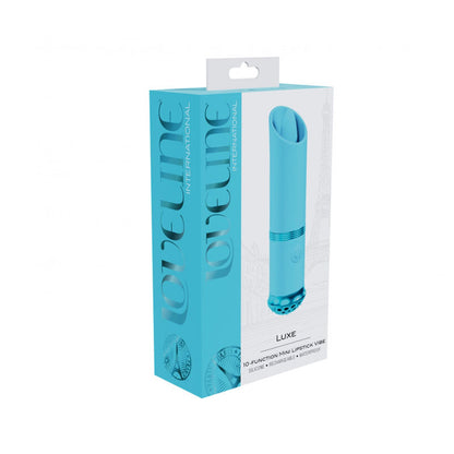 Loveline Luxe Mini Lipstick Vibe Blue | 8714273058638 | Available at EroticWarehouse.com