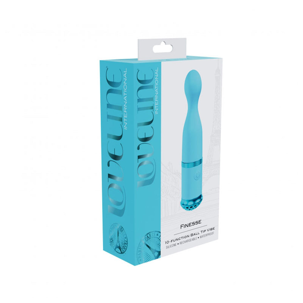 Loveline Finesse Ball Tip Vibe Blue | 8714273058676 | Available at EroticWarehouse.com