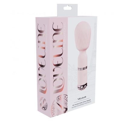 Loveline Velour Mini-Wand Pink | 8714273058683 | Available at EroticWarehouse.com