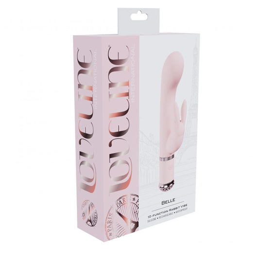Loveline Belle Rabbit Vibe Pink | 8714273058720 | Available at EroticWarehouse.com