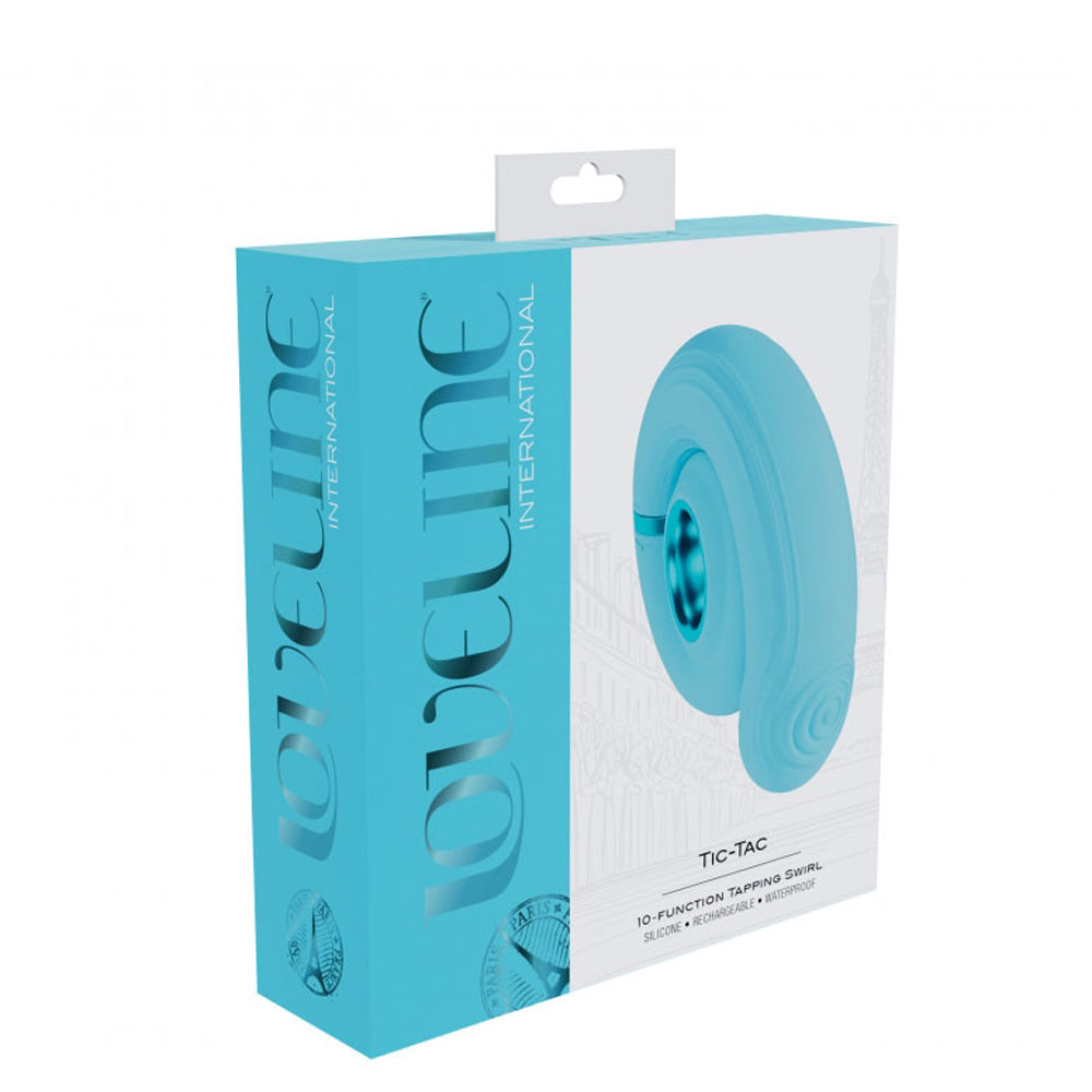 Loveline Tic-Tac Tapping Swirl Blue | 8714273058775 | Available at EroticWarehouse.com