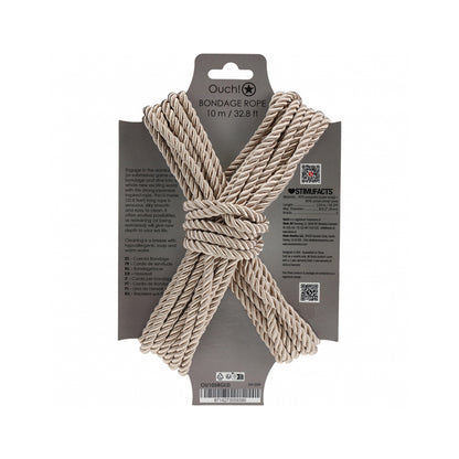 Ouch! Bondage Rope 10 Meter Nylon Gold | 8714273059390 | Available at EroticWarehouse.com