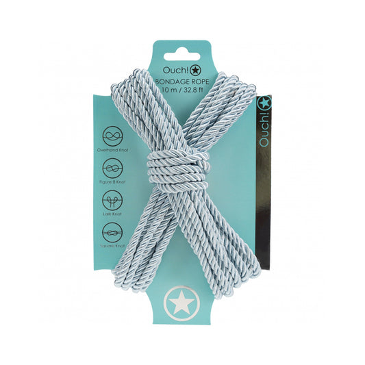 Ouch! Bondage Rope 10 Meter Nylon Powder Blue | 8714273059437 | Available at EroticWarehouse.com