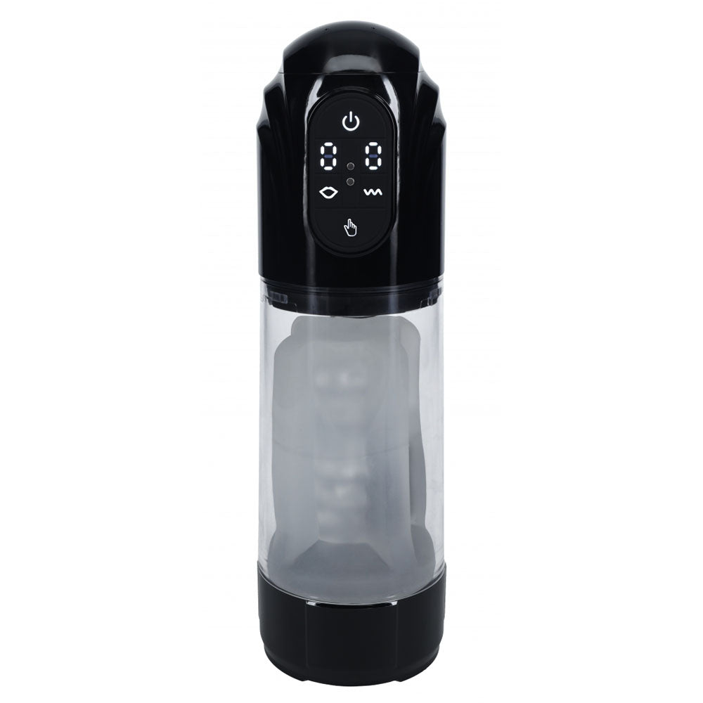 Pumped Technothrust Masturbator Black | 8714273059567 | Available at EroticWarehouse.com