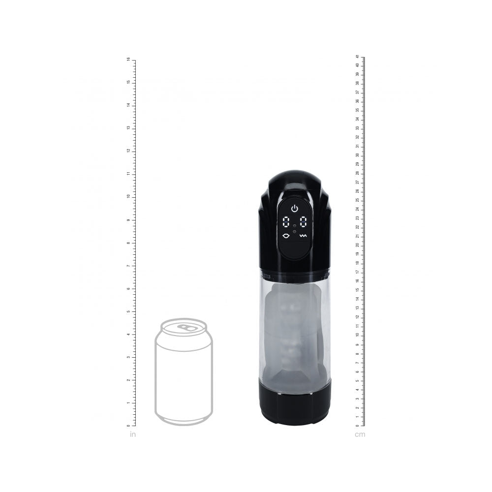 Pumped Technothrust Masturbator Black | 8714273059567 | Available at EroticWarehouse.com