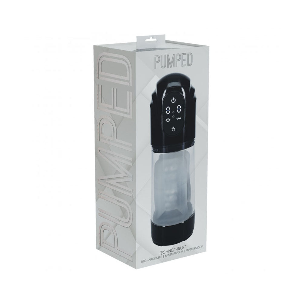 Pumped Technothrust Masturbator Black | 8714273059567 | Available at EroticWarehouse.com
