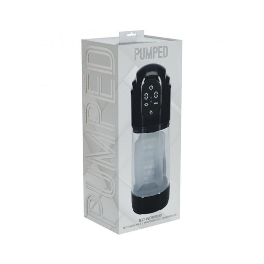 Pumped Technothrust Masturbator Black | 8714273059567 | Available at EroticWarehouse.com