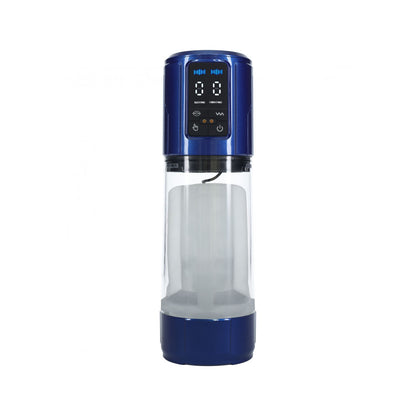 Pumped Ultralift Masturbator Metallic Blue | 8714273059598 | Available at EroticWarehouse.com