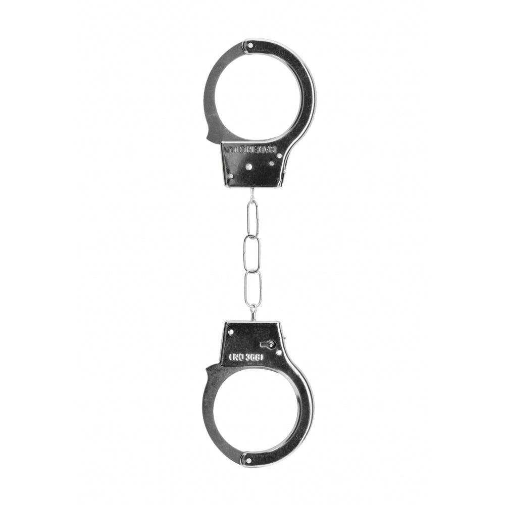 Ouch! Beginner's Handcuffs Metal | 8714273074065 | Available at EroticWarehouse.com