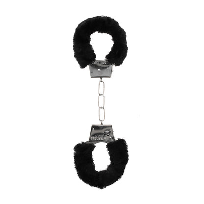 Ouch! Beginner's Handcuffs Furry Black | 8714273074096 | Available at EroticWarehouse.com