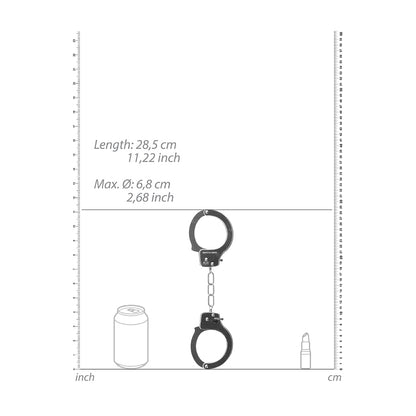 Ouch! Pleasure Handcuffs Metal | 8714273074171 | Available at EroticWarehouse.com