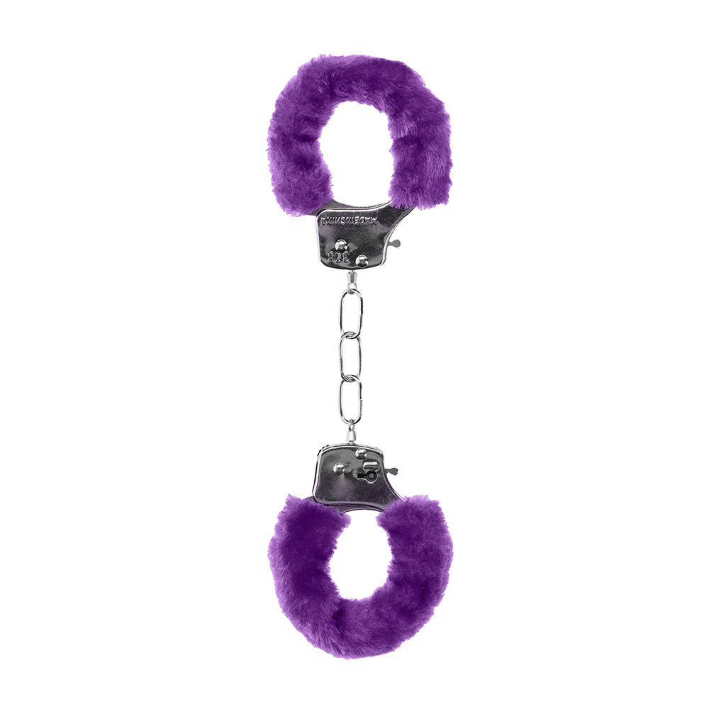 Ouch! Pleasure Handcuffs Furry Purple | 8714273074195 | Available at EroticWarehouse.com