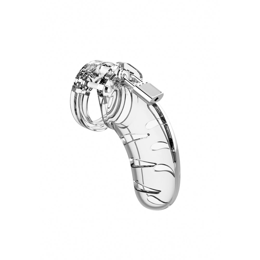 Mancage Model 03 Chastity 4.5'' Cock Cage Clear | 8714273290625 | Available at EroticWarehouse.com