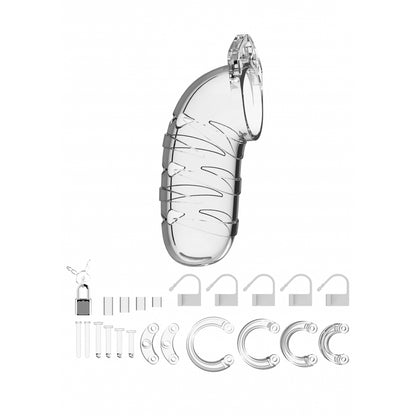 Mancage Model 05 Chastity 5.5'' Cock Cage Clear | 8714273290700 | Available at EroticWarehouse.com