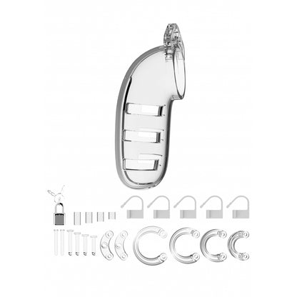 Mancage Model 06 Chastity 5.5'' Cock Cage Clear | 8714273290779 | Available at EroticWarehouse.com