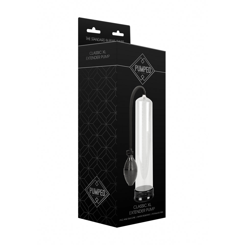 Classic Xl Extender Pump Transparent | 8714273291875 | Available at EroticWarehouse.com