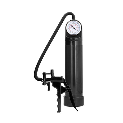 Elite Pump With Advanced Psi Gauge Black | 8714273292025 | Available at EroticWarehouse.com