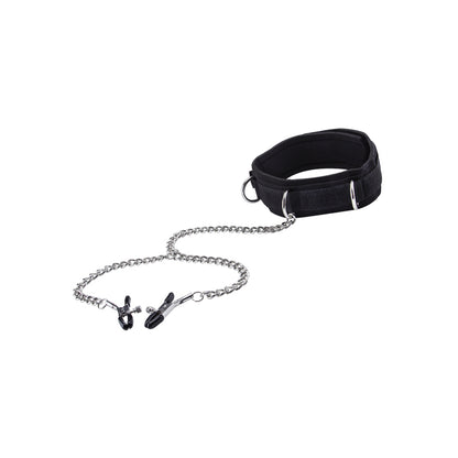 Ouch! Velcro Collar Black | 8714273307316 | Available at EroticWarehouse.com