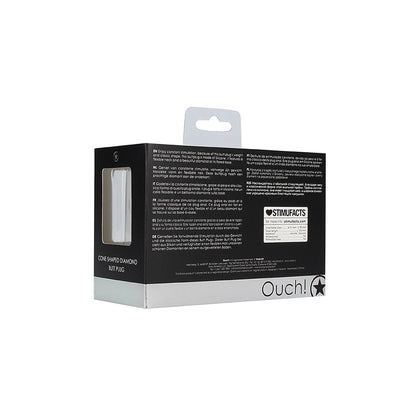 Cone-Shaped Diamond Butt Plug Black | 8714273492173 | Available at EroticWarehouse.com