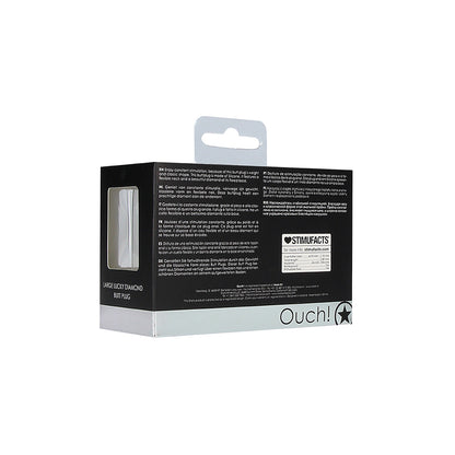 Large Lucky Diamond Butt Plug Black | 8714273492326 | Available at EroticWarehouse.com