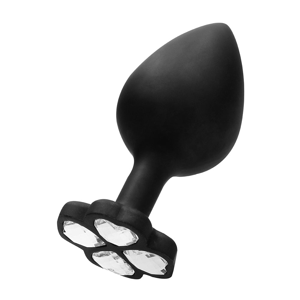 Extra Large Lucky Diamond Butt Plug Black | 8714273492357 | Available at EroticWarehouse.com