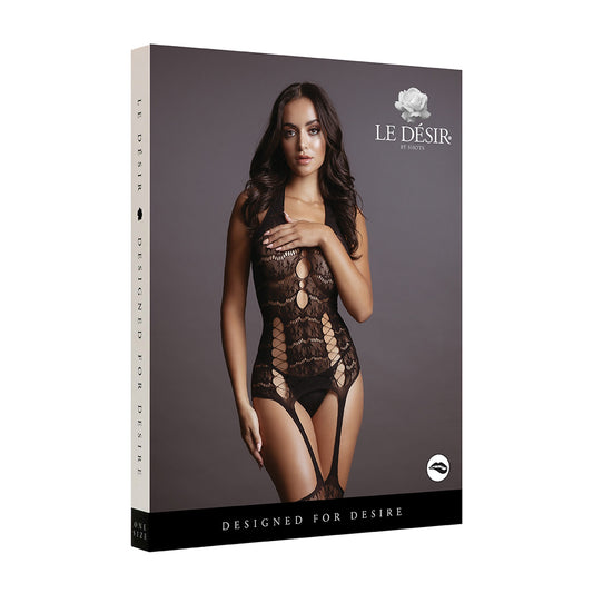 Le Desir Lace Suspender Bodystocking | 8714273495365 | Available at EroticWarehouse.com