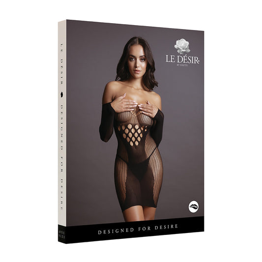 Le Desir Long Sleeved Mini Dress | 8714273495396 | Available at EroticWarehouse.com