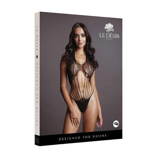 Le Desir Strappy Lace Teddy | 8714273495464 | Available at EroticWarehouse.com