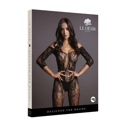 Le Desir Lace Sleeved Bodystocking | 8714273495556 | Available at EroticWarehouse.com