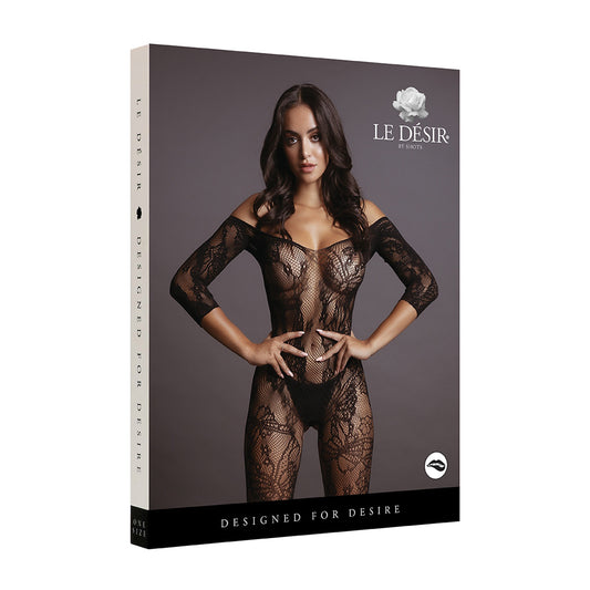 Le Desir Lace Sleeved Bodystocking | 8714273495556 | Available at EroticWarehouse.com