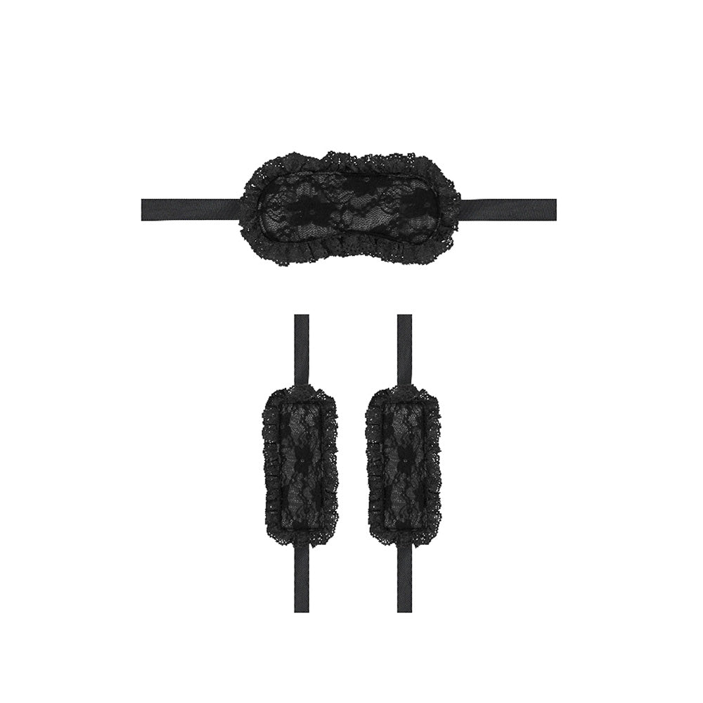 Ouch! Introductory Bondage Kit #7 Black | 8714273503992 | Available at EroticWarehouse.com