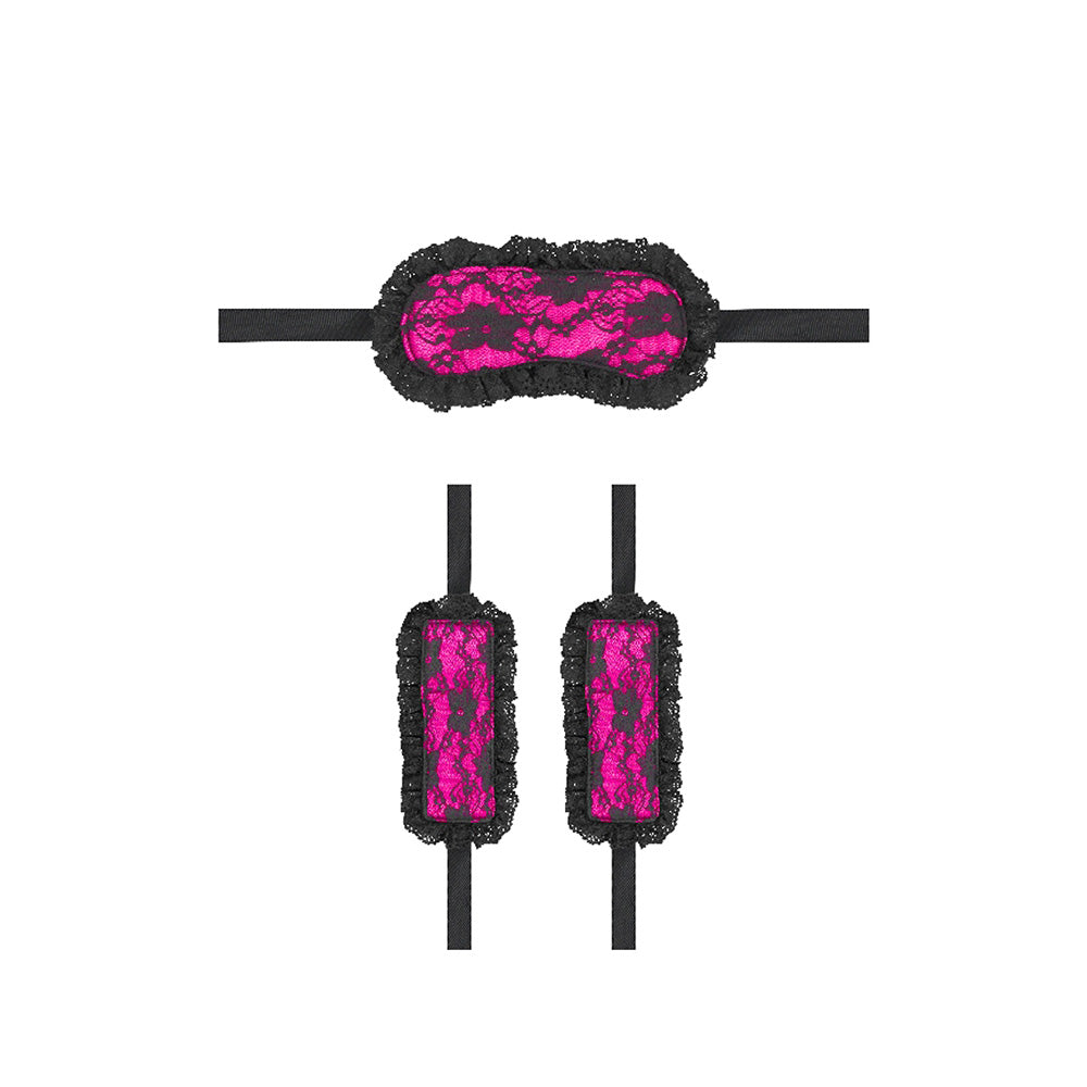 Ouch! Introductory Bondage Kit #7 Pink | 8714273504029 | Available at EroticWarehouse.com