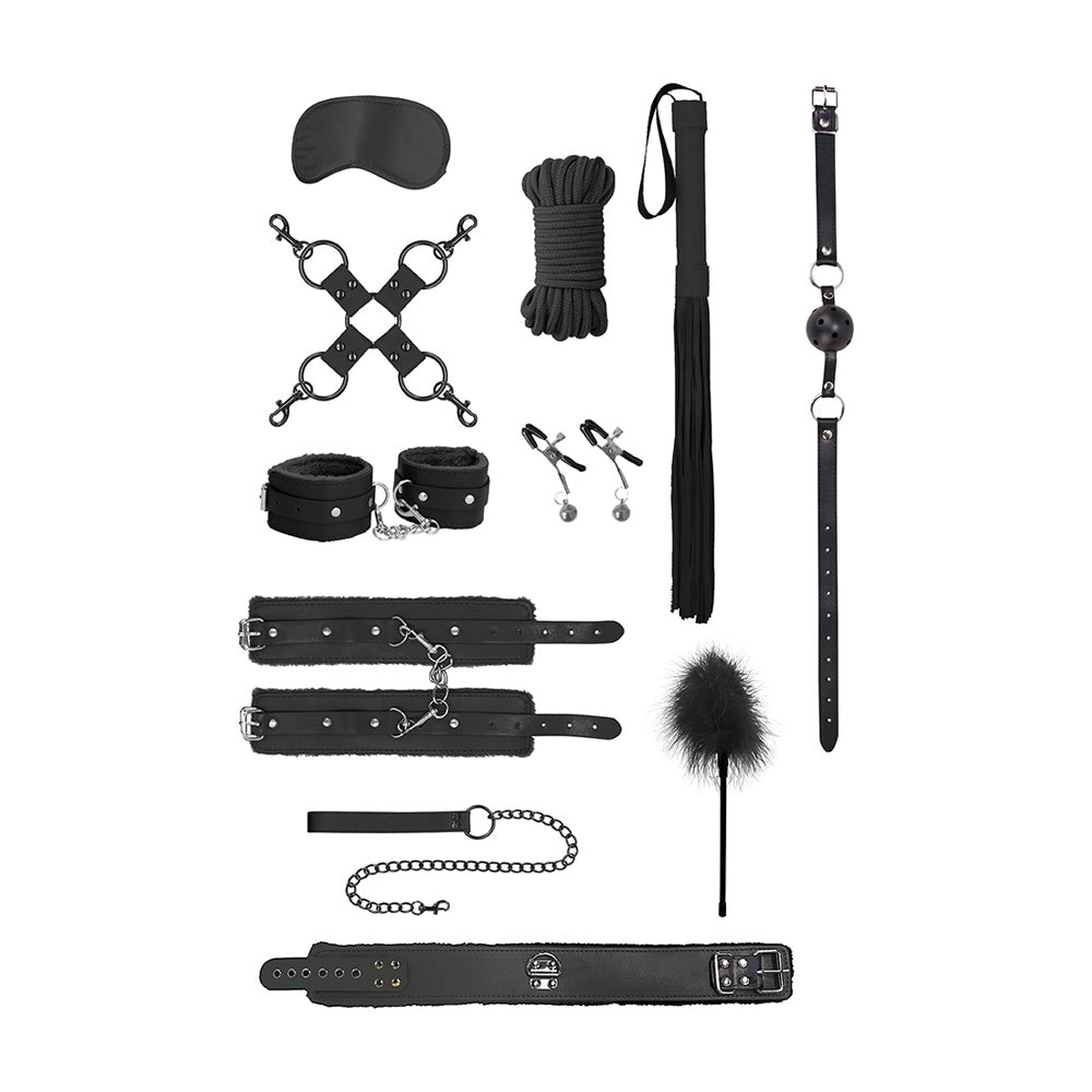 Ouch! Intermediate Bondage Kit Black | 8714273504098 | Available at EroticWarehouse.com